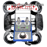 Testeur de bougies d'allumage double trou JFIND JF109 Pro avec couvercle de protection pour véhicules à essence 12V