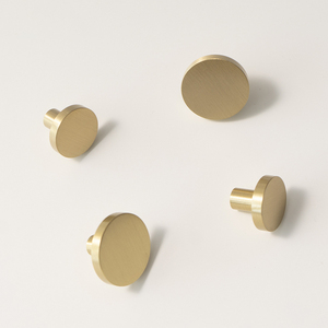 round Shape <b>Copper</b> Knob Pulls Home Furniture Decorative Brass Cabinet <b>Handle</b> for Dresser & Drawer for Kitchen & Bedroom - Product Image 2