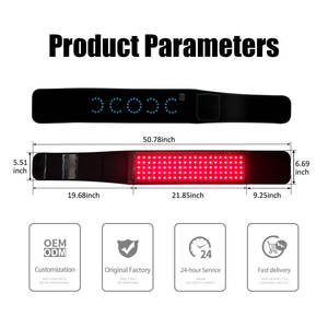 Ceinture amincissante infrarouge avec logo personnalisé 660nm/850nm lumière rouge pour brûleur <span class=keywords><strong>de</strong></span> <span class=keywords><strong>graisse</strong></span> du ventre et modelage du corps - Product Image 5