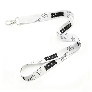 YUSEN1001 Vibrant Comfortable Soft Texture Lightweight <b>Polyester</b> Strong Clip Sublimation Smooth <b>Lanyard</b> for Concerts Festivals - Product Image 3