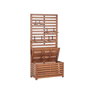 Macetas y Jardineras de Madera de Acacia para Interiores, Estilo Vietnamita, para Flores o Plantas Verdes, con Soporte para Plantas, 170 cm de Alto x 46 cm de Profundidad x 80 cm de Ancho, Resistentes a las Manchas de Aceite, 2 Unidades - Product Image 2