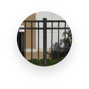 Clôture tubulaire en acier galvanisé pour la sécurité et l'intimité en extérieur, périmètre de jardin, clôture de sécurité de 6 <span class=keywords><strong>pieds</strong></span> - Product Image 4