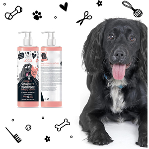 Shampooing et après-shampooing 2-en-1 de luxe pour chiens et chats, à la papaye et à la noix de coco, professionnel, végétalien, biologique, marque privée - Product Image 4