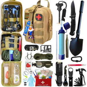 सामरिक बग आउट बैग विश्व आउटडोर <span class=keywords><strong>2026</strong></span> कप कुंजी श्रृंखला आपातकालीन प्राथमिक चिकित्सा किट सुरक्षा और जीवित रहने के लिए उपकरण चिकित्सा किट - Product Image 1