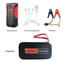 M43 Starter lompatan darurat mobil 12V, Bank daya ponsel kapasitas besar, penguat pengapian cadangan baterai mobil 2000A puncak lampu LED