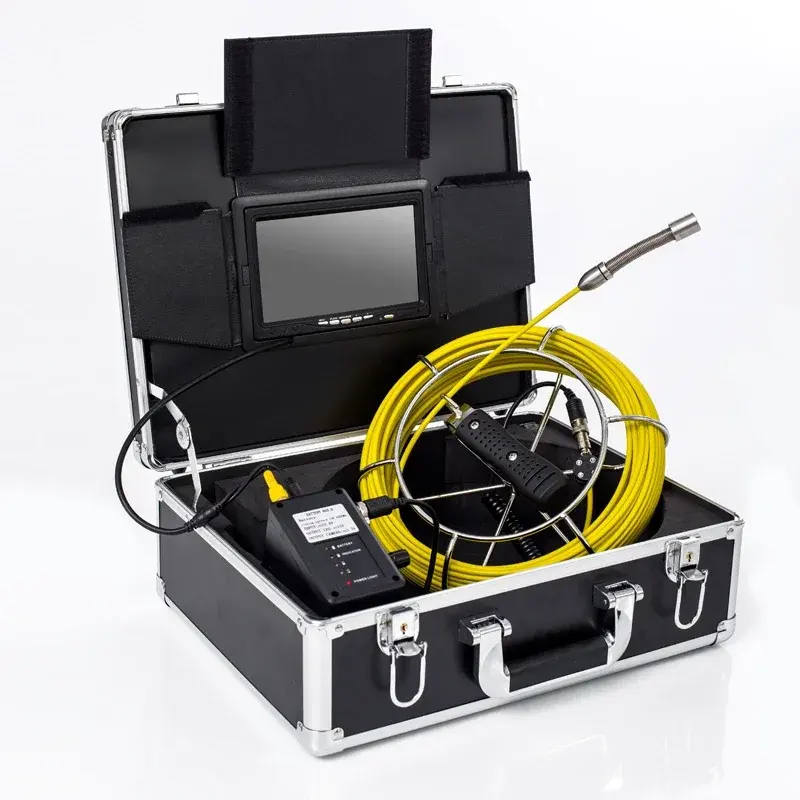 7 pouces couleur Tft Led écran d'affichage 17Mm diamètre tête égout chenille endoscope endoscope tuyau caméra caméras d'inspection à vendre