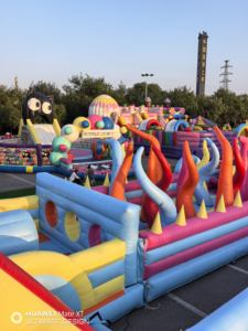 <span class=keywords><strong>Castillo</strong></span> Inflable Comercial Grande Personalizado con Tobogán y Piscina de Pelotas, Trampolín, Parque de Diversiones para Niños - Product Image 5