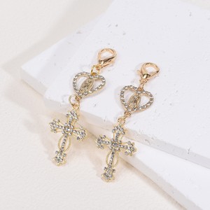 Porte-clés en métal en forme de croix, <span class=keywords><strong>cadeau</strong></span> de <span class=keywords><strong>première</strong></span> <span class=keywords><strong>communion</strong></span> ou de Pâques pour les invités, fournitures pour fêtes religieuses - Product Image 2