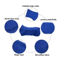Peignoir de luxe pour chien en microfibre de polyester, doux, super absorbant et chaud, serviette de bain et vêtement de séchage pour animaux de compagnie
