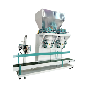 Half-Automatische 5Kg 10Kg Rijstzak Verpakkingsmachine Voor Maïs Maïs Tarwemeel Vismeel Graan Met Een Gewicht Van Plastic Papieren Zakje Voedsel - Product Image 3