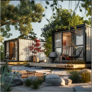 <span class=keywords><strong>Casa</strong></span> Container Prefabbricata di Lusso 40ft/20ft con 3 Camere da Letto, Movibile, Pieghevole ed Espandibile per Agriturismo, Realizzata in Pannelli Sandwich d'Acciaio - Product Image 5