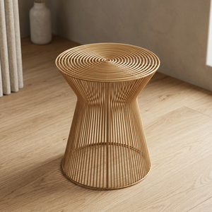 Tabouret en fil de fer thermolaqué - Product Image 1