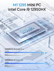 Aglomerado Minisforum Mini Pc:<span class=keywords><strong>Intel</strong></span> Core <span class=keywords><strong>I9</strong></span>-<span class=keywords><strong>12950hx</strong></span>, 32GB Ram + 1TB Ssd, Triple Display, 2,5G Lan Red de alta velocidad - Product Image 3