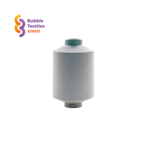 Tela Brillante 100% Poliéster, Hilo de Núcleo Hilado, Alta Tenacidad, ITY para Tejido Textil, Tejido a Mano, Productos de Punto - Product Image 1