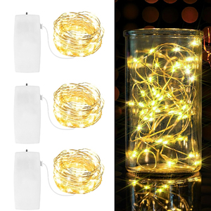 150mAh Rechargeable <strong>Battery</strong> Powered Fairy <strong>String</strong> <strong>Lights</strong> Customizable <strong>LED</strong> - Product Image 2