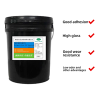 Lihao UV vernis 571 sans apprêt pour l'impression offset 20kg emballage 6 mois de garantie liquide translucide blanc laiteux/jaune