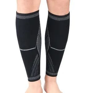 Manches de compression de mollet pour hommes et femmes-Manchon de compression de jambe-Attelle de mollet pour la course à vélo Voyage