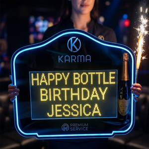 Prezzo di fabbrica personalizzato ricaricabile marquee message box letter board led VIP Glorifier Display LED Bottle Presenter per night club - Product Image 1