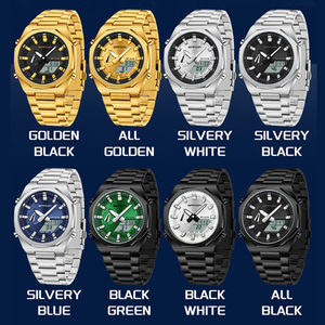 Reloj Electrónico SANDA 3376 para Hombre, Reloj de Pulsera Multifuncional Casual y de Negocios con Cronógrafo y Múltiples Alarmas - Product Image 6