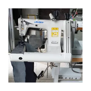 2023 Second Hand Jukis MS-1261 Feed-off-the-arm Three Needles Chainstitch Industrial Sewing Machine for heavy weight materials