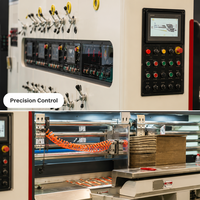 Nouvelle machine de découpe rotative grande taille pour carton ondulé, entièrement automatique et haute vitesse, pour l'impression et le rainurage industriel