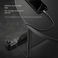 Câble de données USB 3.0 en nylon tressé Type-C vers Type-C 100W 3A à charge rapide, câble de données magnétique en cuivre pour Android