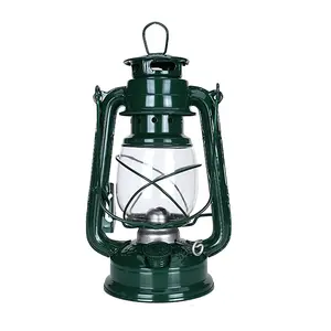 Lampe à huile rétro Antique suspendue en verre, lampes décoratives à huile de kérosène pour jardin Camping