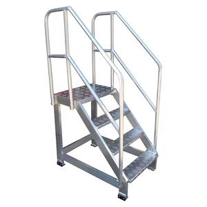 Tùy Chỉnh OEM Công Nghiệp Thang Nhôm Nền Tảng An Toàn Thang Kho Dễ Dàng Nhiệm Vụ An Toàn Nền Tảng Thang Với Tay vịn - Product Image 3
