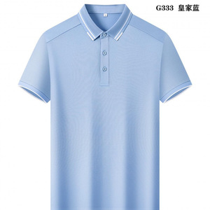 Polo de Manga Corta con Cuello de Seda Ice Oxygen, Unisex, Transpirable, Ropa de Trabajo de Verano, Uniformes de Fábrica - Product Image 4
