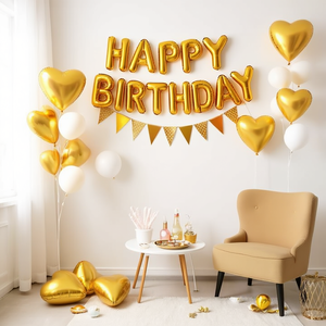 Ensemble de ballons en latex personnalisables imprimés numériquement en 6 couleurs pour la décoration de fête d'anniversaire, utilisation adulte - Product Image 2