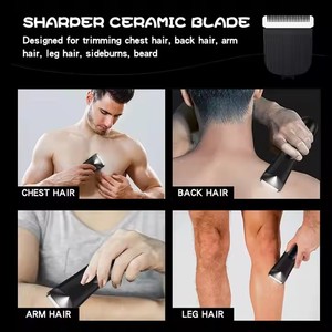 Afeitadora eléctrica para el cuerpo, <span class=keywords><strong>recortadora</strong></span> de <span class=keywords><strong>vello</strong></span> de piernas púbicas para hombres y mujeres, cuchillo de depilación para mujeres, dispositivo de afeitado para cara y cuerpo - Product Image 5