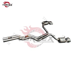 Tubo de escape de acero inoxidable Vortex Racing para Audi C8 RS6 RS7 4.0T V8, piezas de ajuste de sonido. - Product Image 3