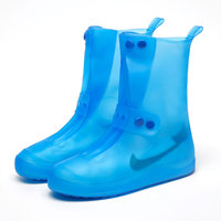 Bottes de pluie imperméables pour adultes hommes et femmes enfants Chaussures de pluie en silicone Protection Chaussures de pluie Couvre-chaussures
