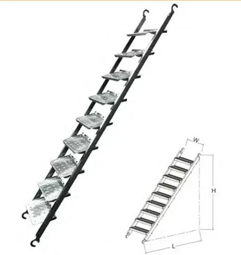 Оцинкованные строительные леса, металлическая лестница для продажи
