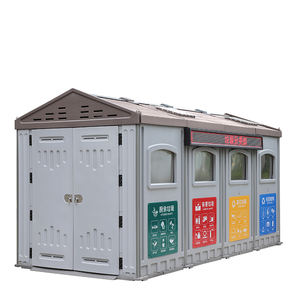 Cobertizo impermeable de Hdpe a precio barato, cobertizo de almacenamiento portátil de plástico para jardín de almacenamiento al aire libre - Product Image 1