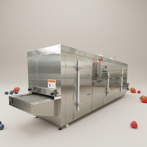 Machine de congélation automatique à tunnel rapide, utilisée pour les grains de maïs et les aliments à base de légumineuses en morceaux. - Product Image 4