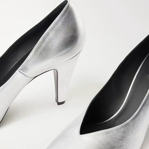 Chaussures à talons hauts pour femmes, escarpins à talon épais et bout pointu pour le bureau, grandes tailles 45 - Product Image 4