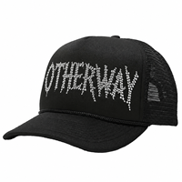 Gorra Trucker de Camuflaje con Malla y Cierre Ajustable, con Logotipo de 5 Paneles de Diamantes de Imitación, Personalizada OEM de Alta Calidad al por Mayor