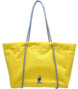Eco-Friendly Recyclable 600D Polyester <b>Tote</b> <b>Bag</b> with Braided Rope Handle Open Top Design for Shopping Beach <b>Travel</b> & Daily Use - Product Image 1