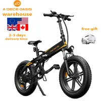 ADO A20F US EU UK CA Lager Faltbares Fatbike Ebike Electric City Fat Reifen Fahrrad Fahrrad Mountain Road Dirt Hybrid E Bike