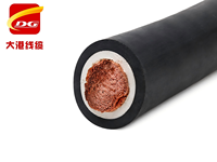 Cable de Soldadura Altamente Flexible YH, 10MM2, 16MM2, 25MM2, 35MM2, Conductor de Cobre Trenzado con Aislamiento de PVC/Goma