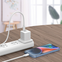 Chargeur rapide de haute qualité universel à 3 broches avec prise murale USB Type-C PD 3.0 GaN 35W