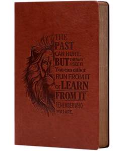 Diario de Cuero A5 Personalizado <span class=keywords><strong>para</strong></span> Hombre, Tapa Dura, 256 Páginas, Diarios Bíblicos con Líneas <span class=keywords><strong>para</strong></span> Escribir, Cuadernos Vintage - Product Image 1
