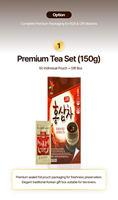 Mélange de thé au ginseng rouge coréen enrichi en vitamine C pour un soutien complet de la santé