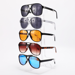CONCHEN 2026 Ultimi <span class=keywords><strong>Occhiali</strong></span> <span class=keywords><strong>da</strong></span> <span class=keywords><strong>Sole</strong></span> alla Moda Vintage con Montatura Sottile in Plastica Unisex Doppio Ponte Personalizzabili con Logo Stampato - Product Image 4