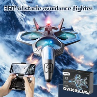 Drone en mousse EPP 4DRC V46 avec pulvérisation d'eau, moteur sans balais, évitement d'obstacles, caméra 480P, jouet d'avion RC pour enfants, cadeau pour débutants