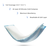 Coussinets de cryothérapie post-partum, poche de glace pour le périnée, à usage unique pour les 24 premières heures après l'accouchement, soulagement des hémorroïdes et des césariennes