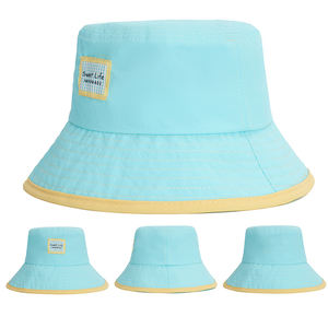 Sombrero de Pescador para Mujer, Estilo Casual, Protección Solar, Color Contrastante, para Exteriores, Nuevo Modelo de Verano - Product Image 3