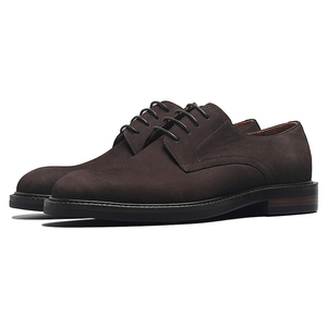 <span class=keywords><strong>Scarpe</strong></span> Derby in pelle scamosciata per <span class=keywords><strong>uomo</strong></span> <span class=keywords><strong>scarpe</strong></span> eleganti Vintage traspiranti resistenti all'usura fatte a mano da ufficio marrone scuro - Product Image 1