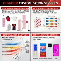 REDSKY Panneau de luminothérapie infrarouge LED rouge à haute puissance 6000W pour tout le corps, dispositif de thérapie de qualité médicale professionnelle